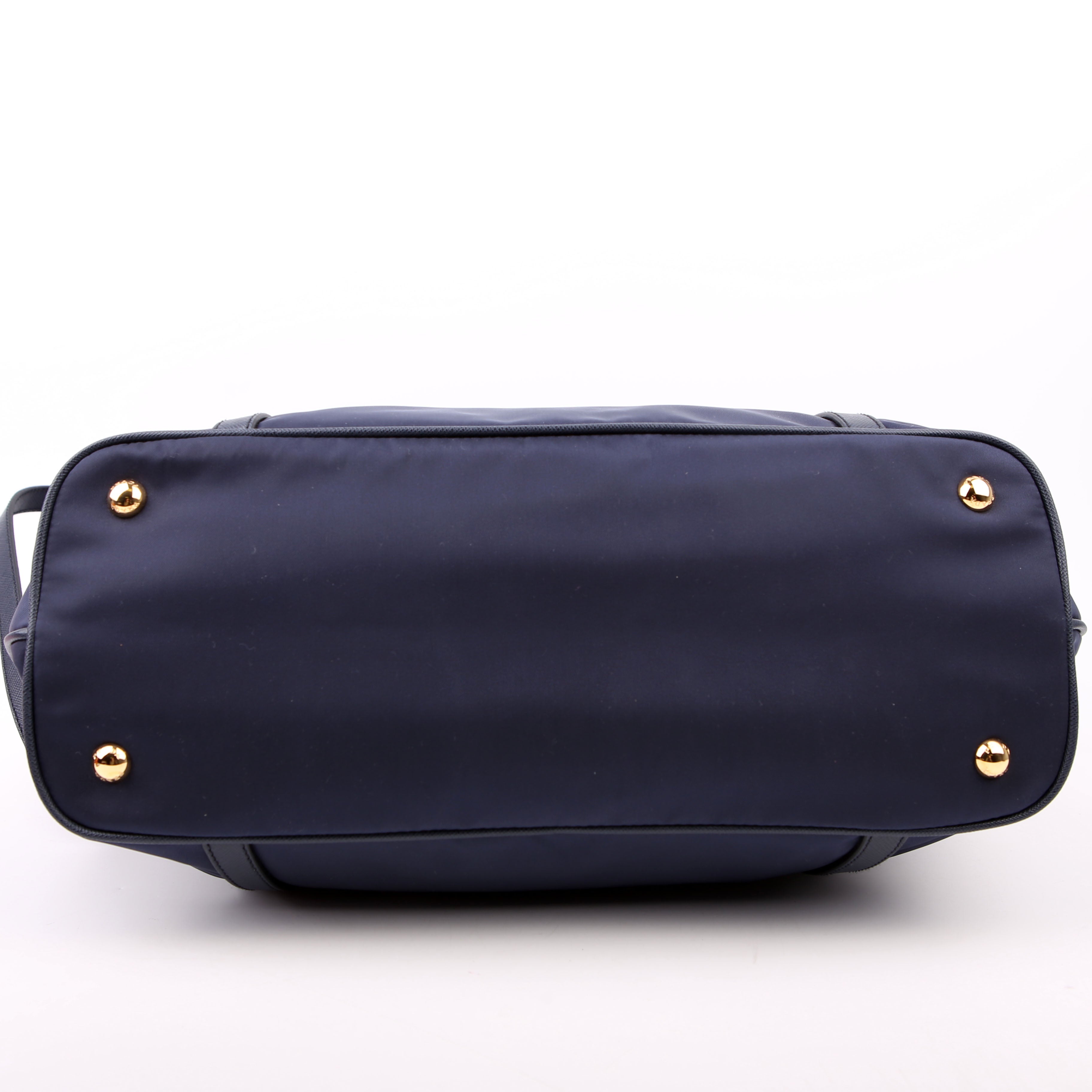 1BG253 Nylon Shopping Tote Blue