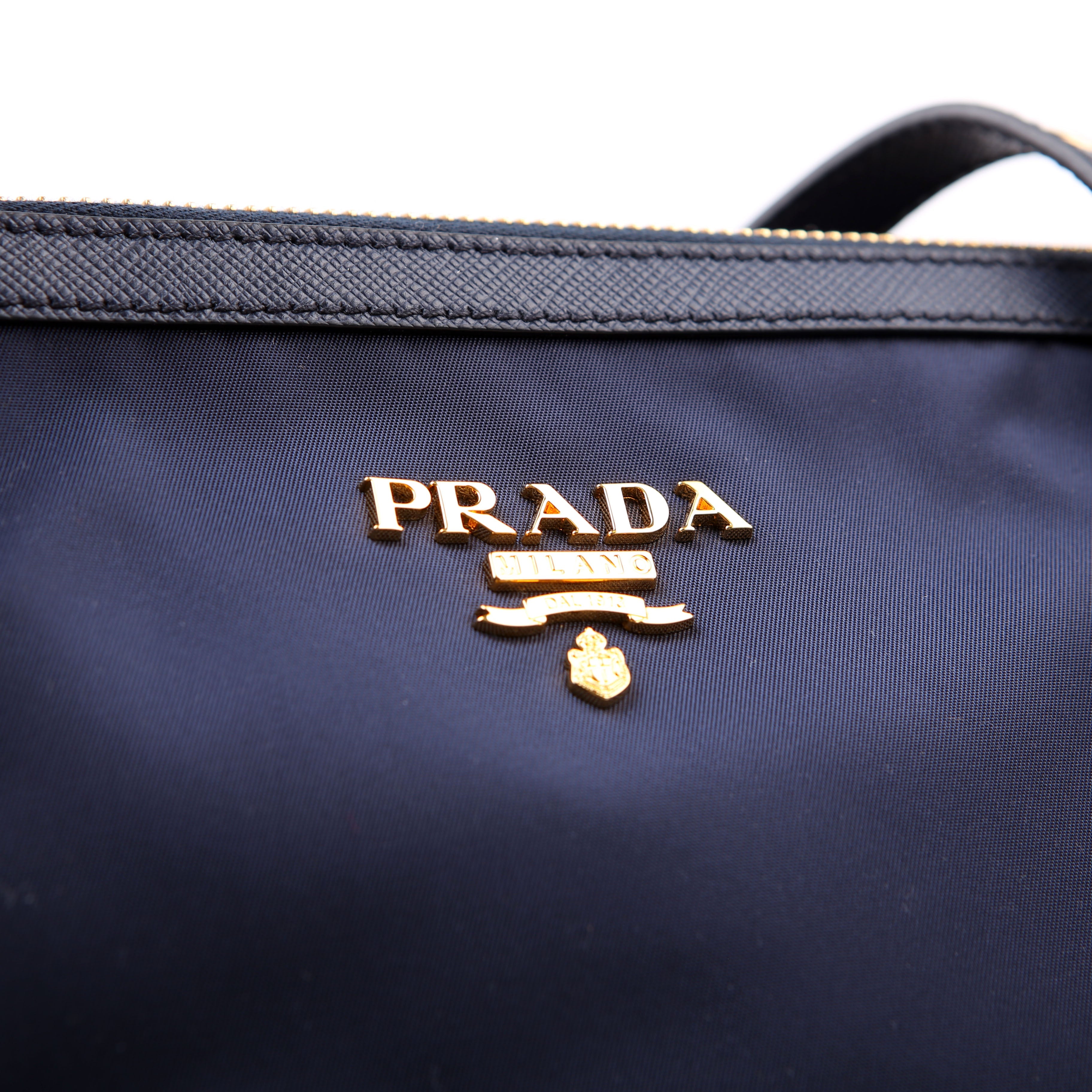 1BG253 Nylon Shopping Tote Blue