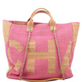Shopping Bag Large Mixed Fibers Pink