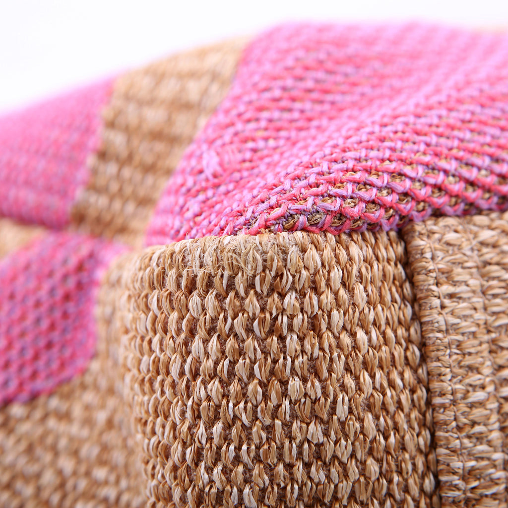 Shopping Bag Large Mixed Fibers Pink