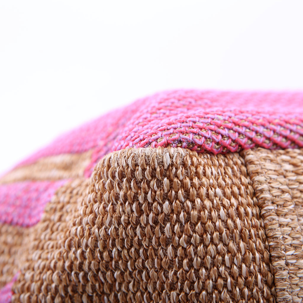 Shopping Bag Large Mixed Fibers Pink