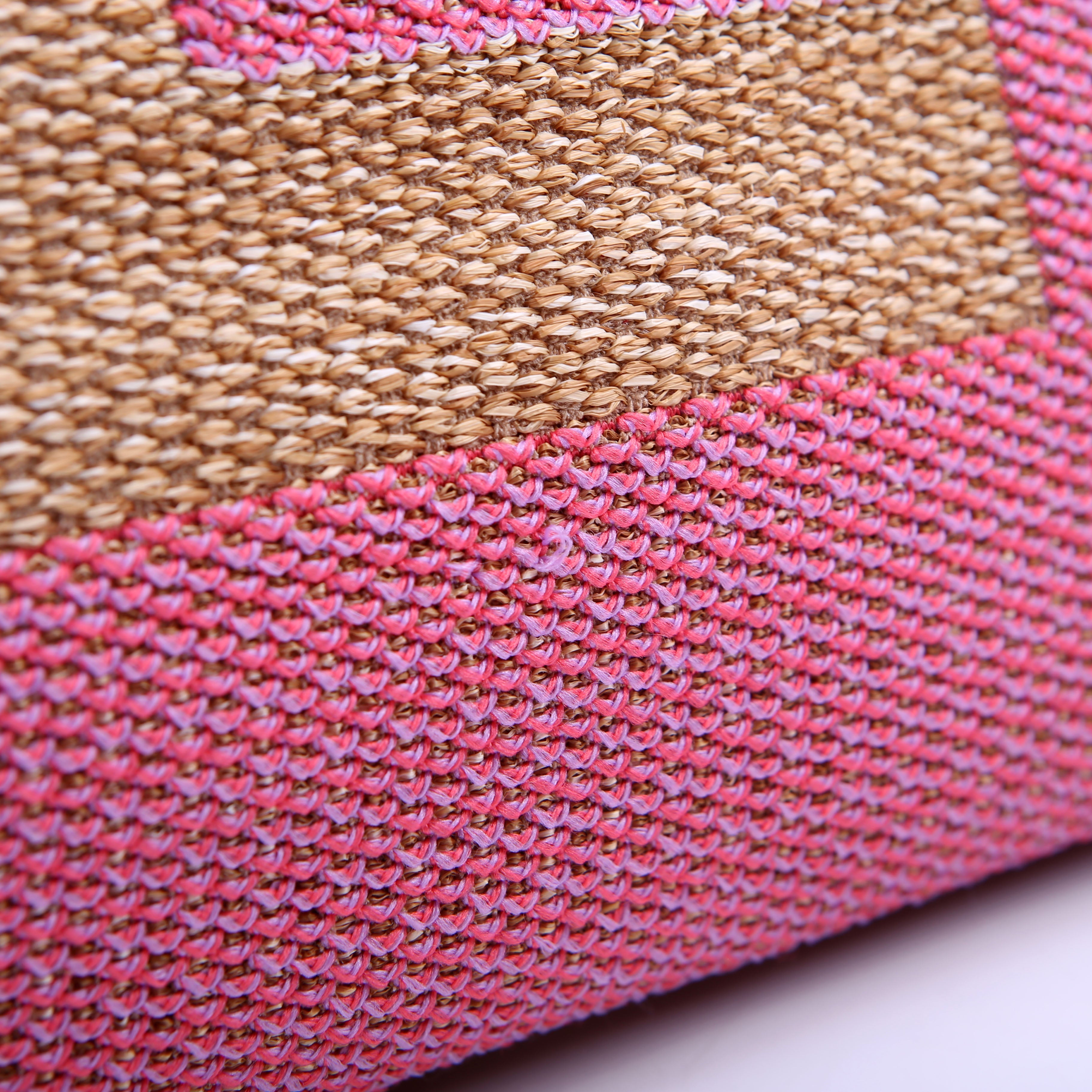 Shopping Bag Large Mixed Fibers Pink
