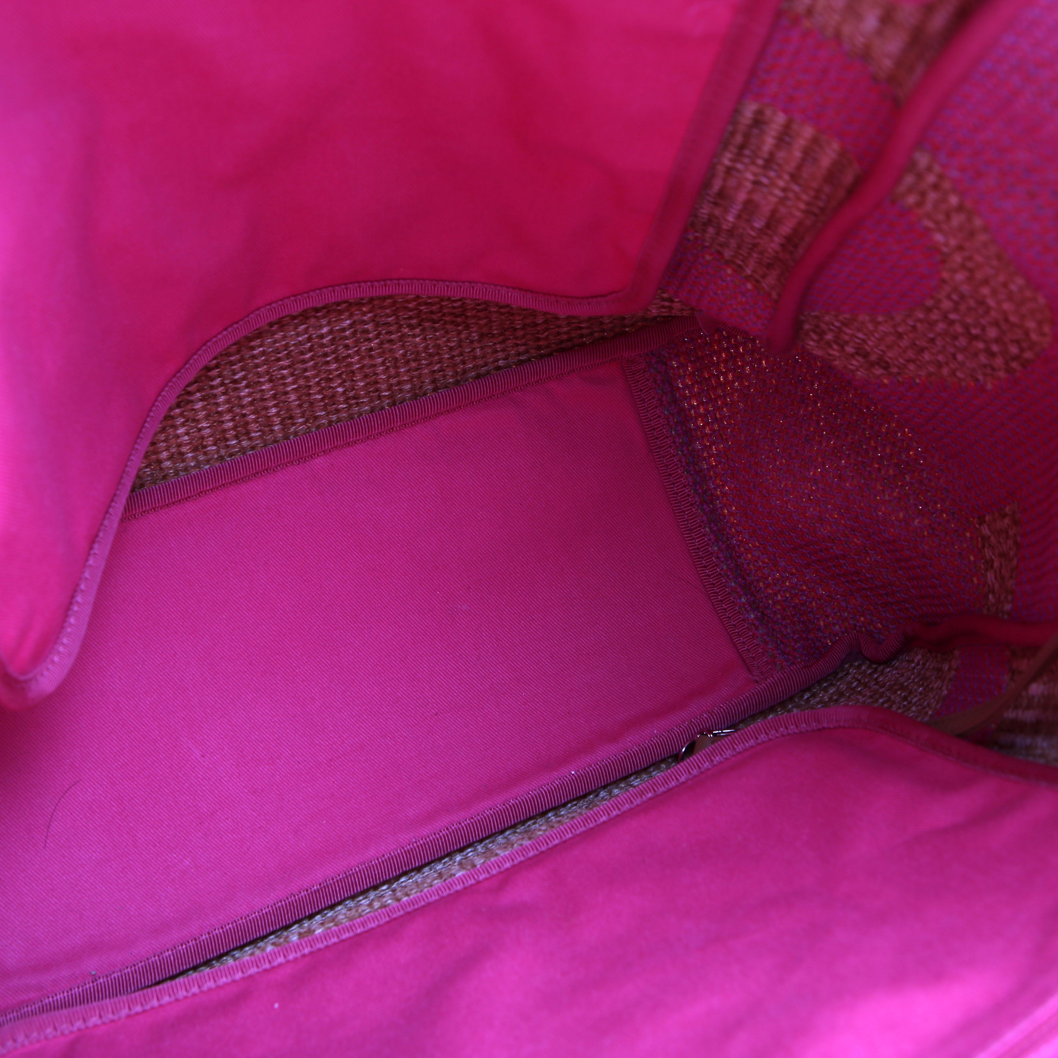 Shopping Bag Large Mixed Fibers Pink