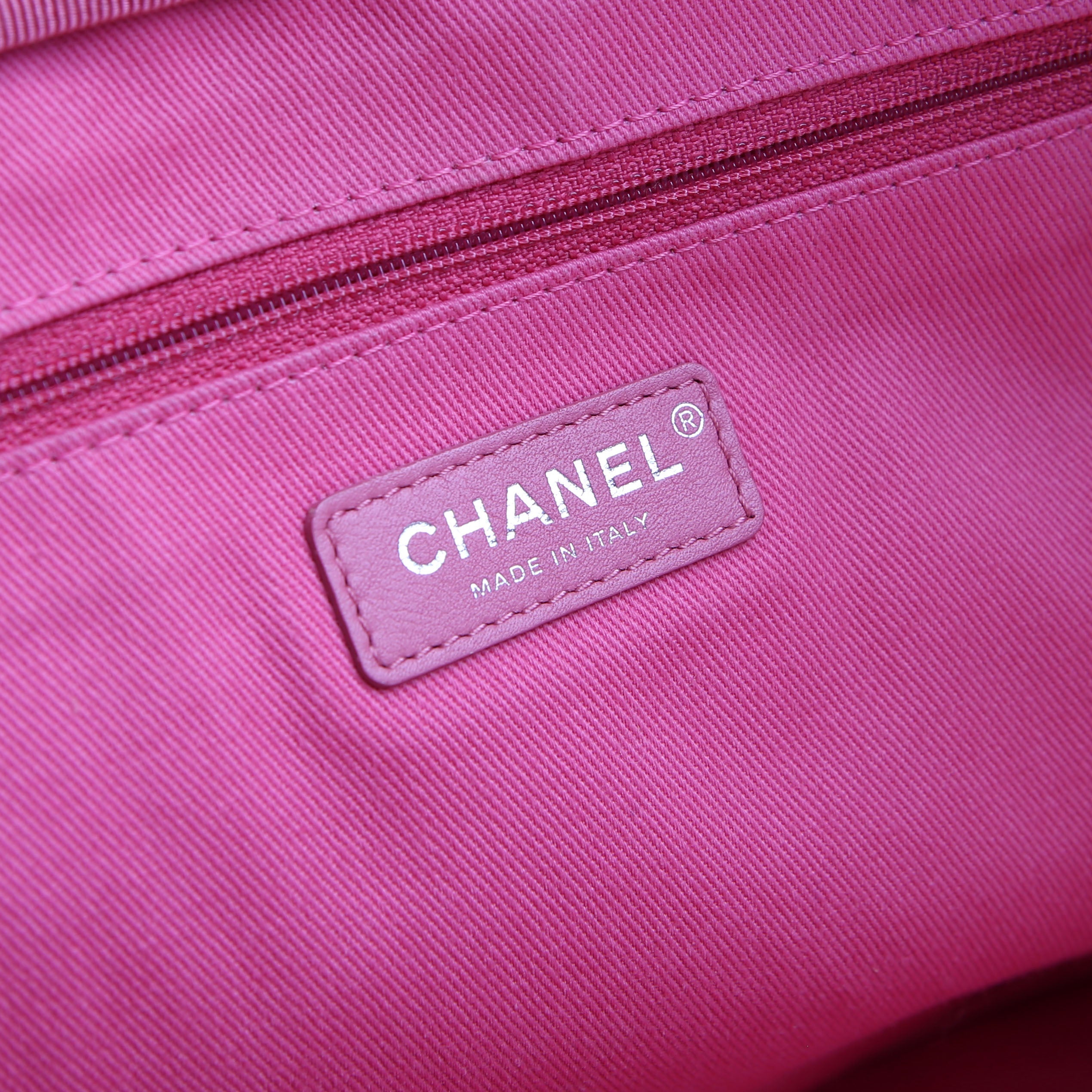 Shopping Bag Large Mixed Fibers Pink