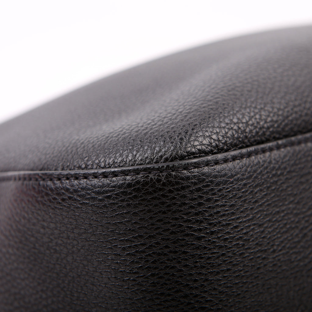 Prada Vitello Daino Soft Leather Crossbody Black