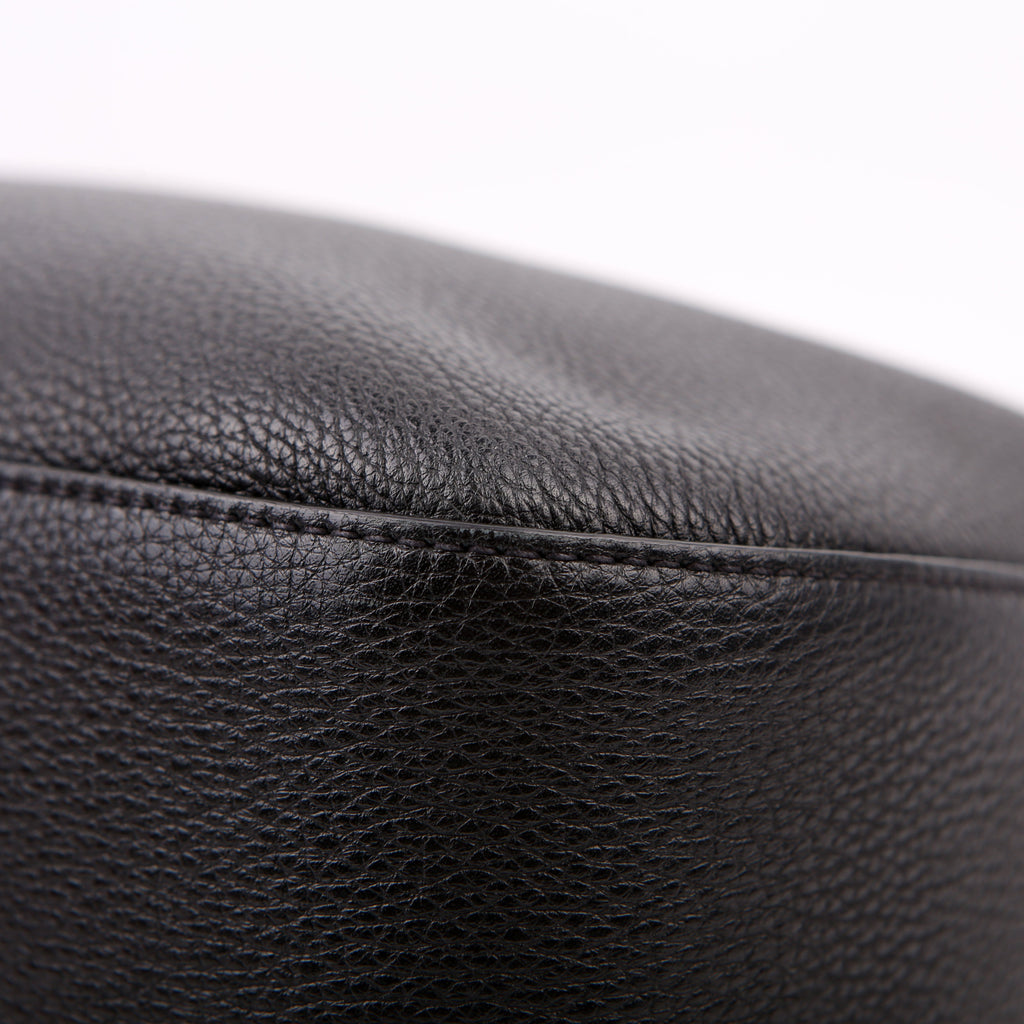 Prada Vitello Daino Soft Leather Crossbody Black