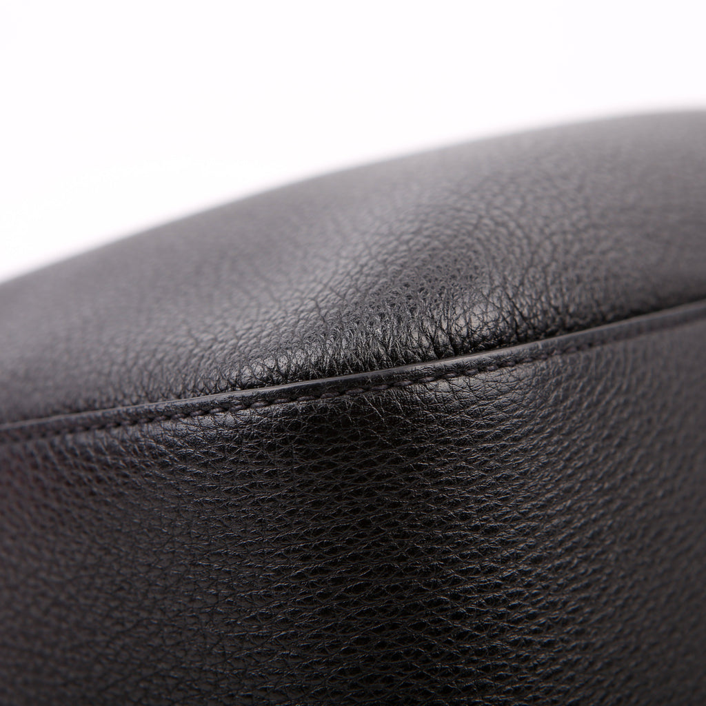 Prada Vitello Daino Soft Leather Crossbody Black