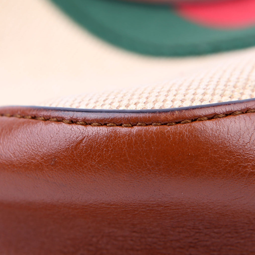 575073 Vintage Web Camera Bag Tan