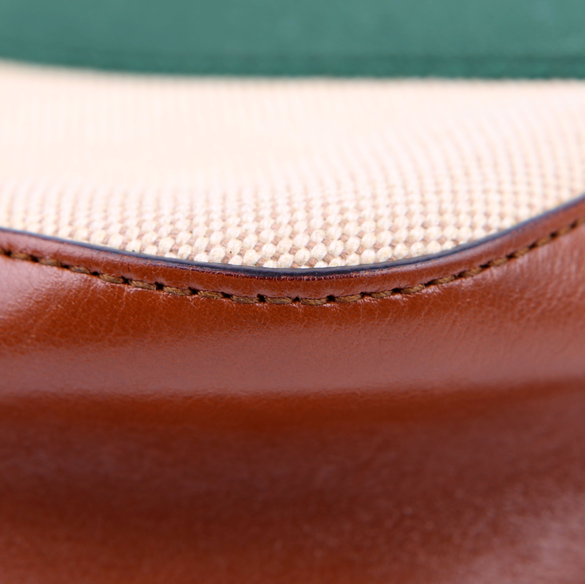 575073 Vintage Web Camera Bag Tan