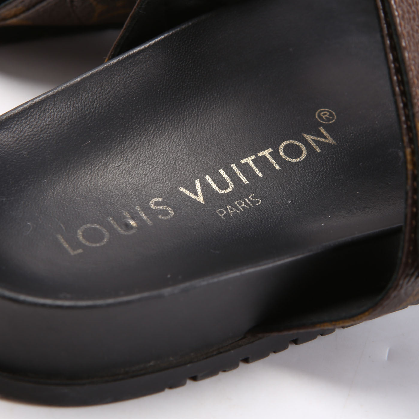 Bom Dia Flat Mules Monogram