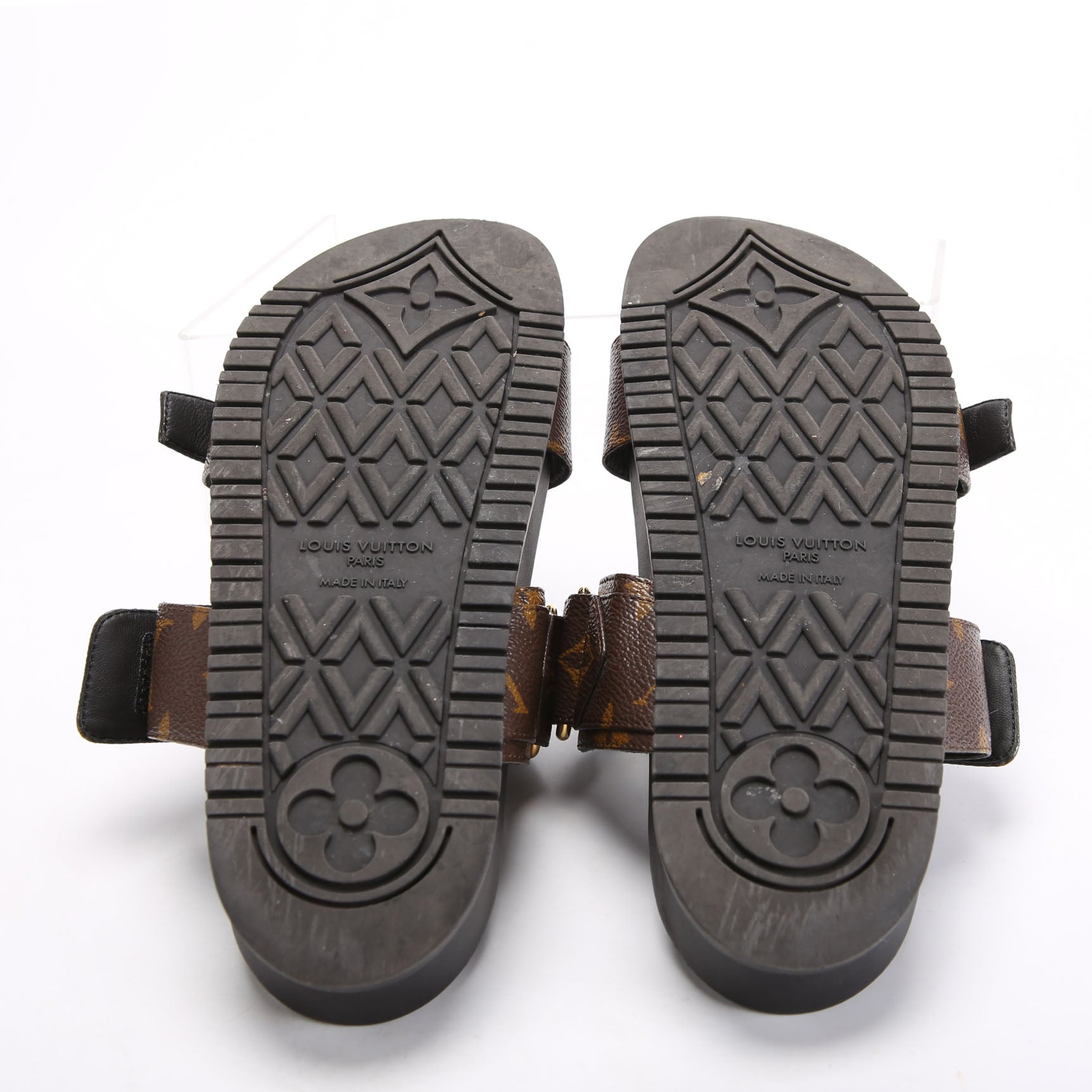 Bom Dia Flat Mules Monogram