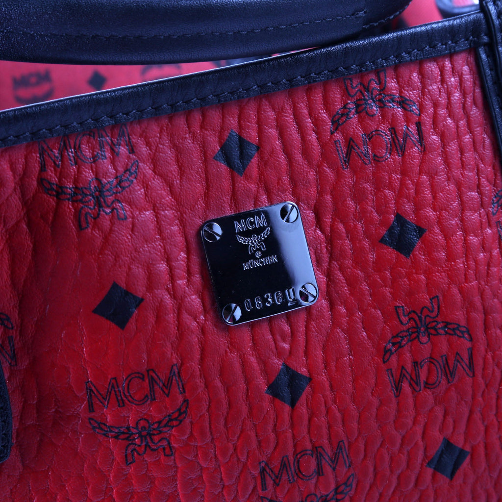 Liz Tote Reverse Without Pouch Medium Red