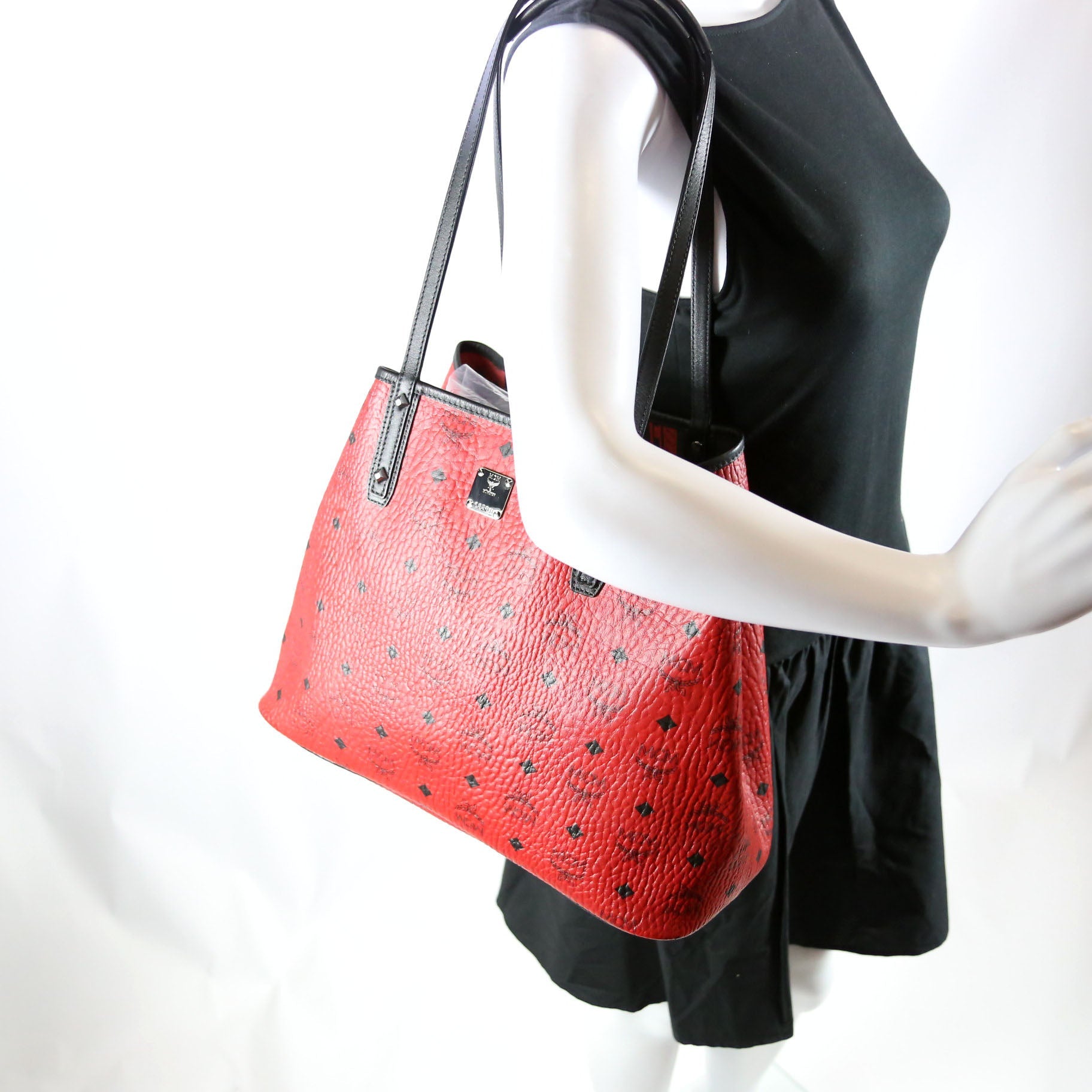 Liz Tote Reverse Without Pouch Medium Red