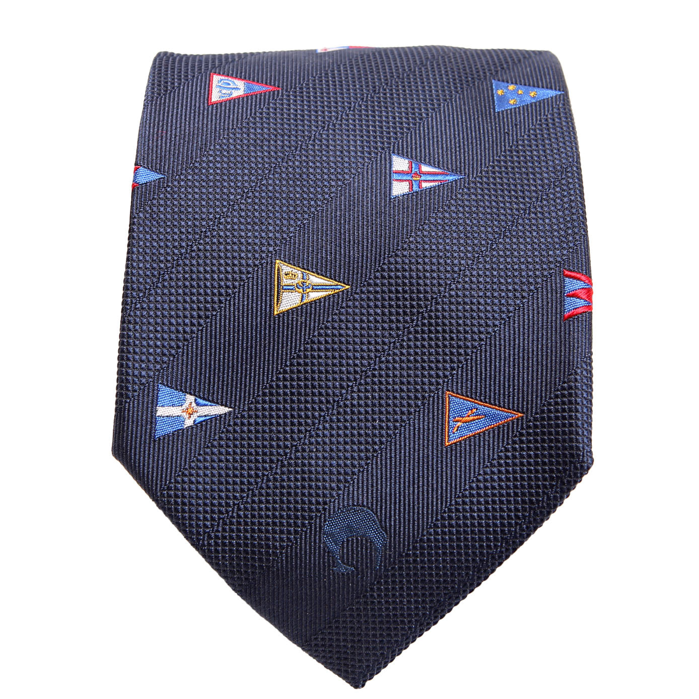 LV Cup Silk Tie Navy