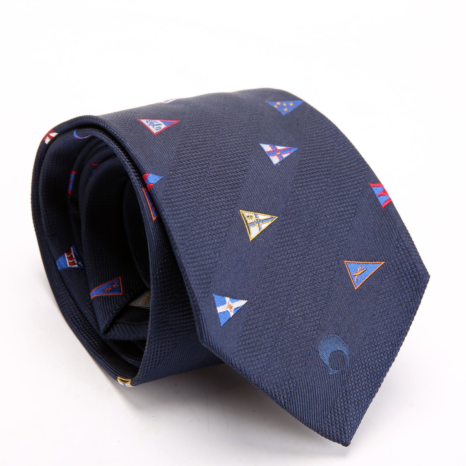LV Cup Silk Tie Navy