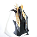 "Africa" Robert Dallet 90CM Silk Scarf Navy/Gold