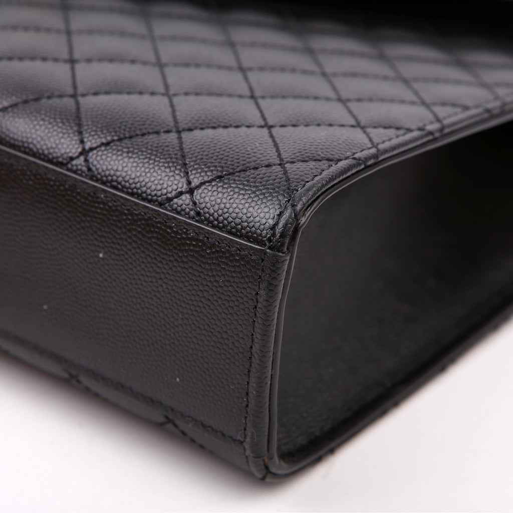 Envelope Chevron Large Black