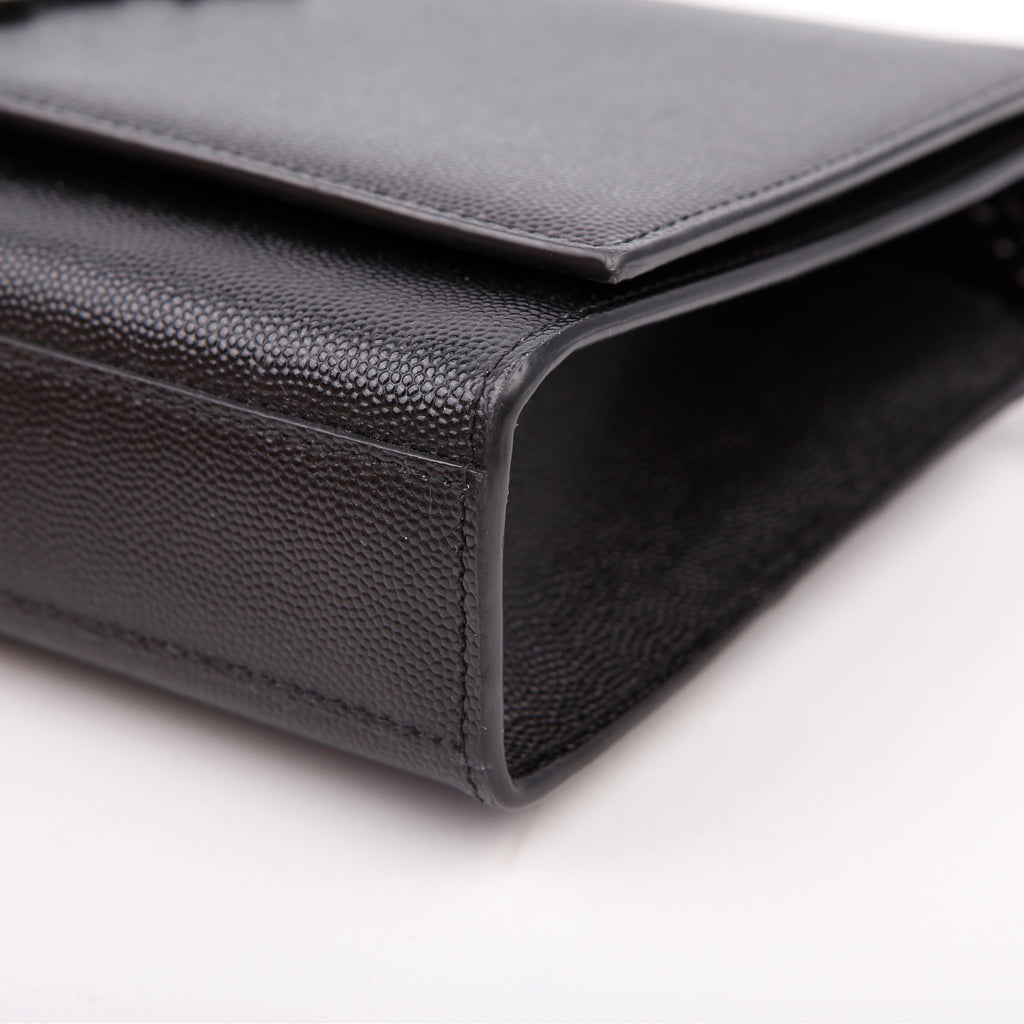 Kate Satchel Grain Medium Black
