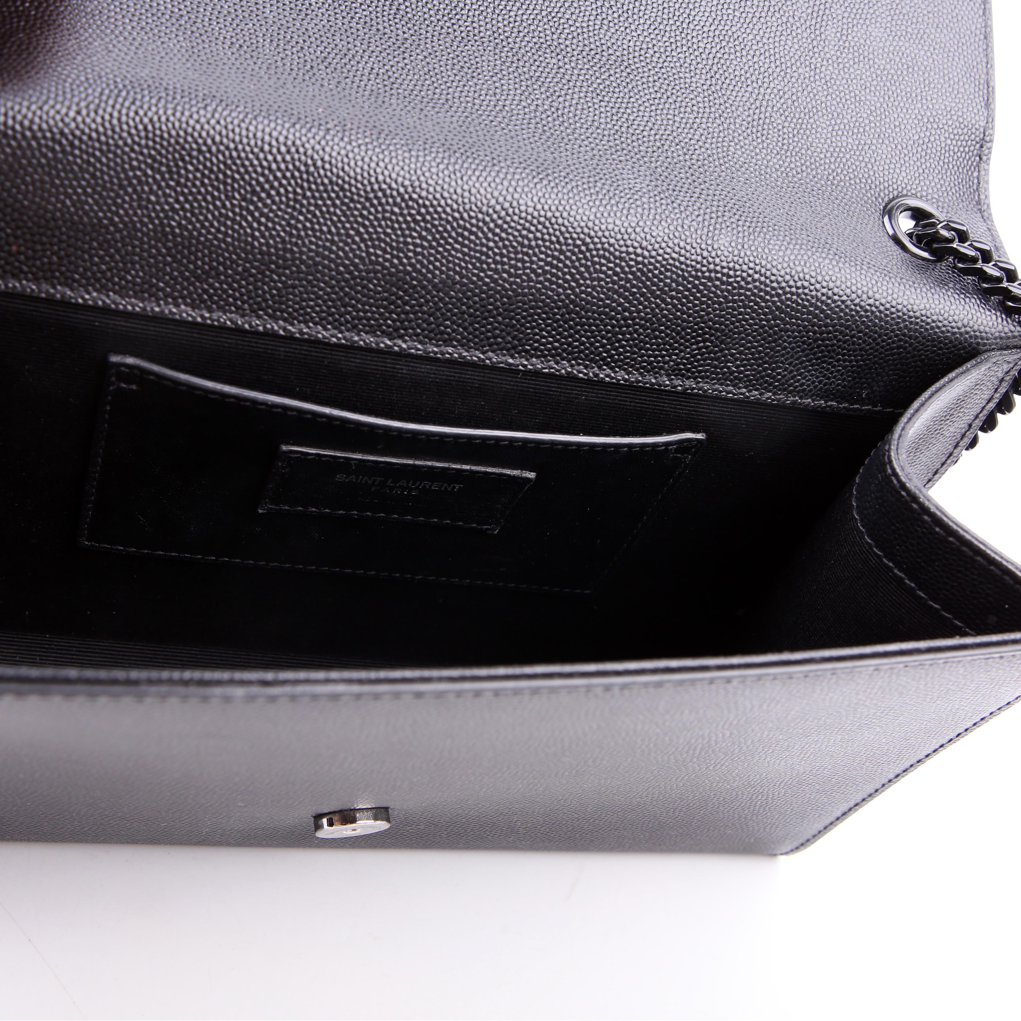 Kate Satchel Grain Medium Black