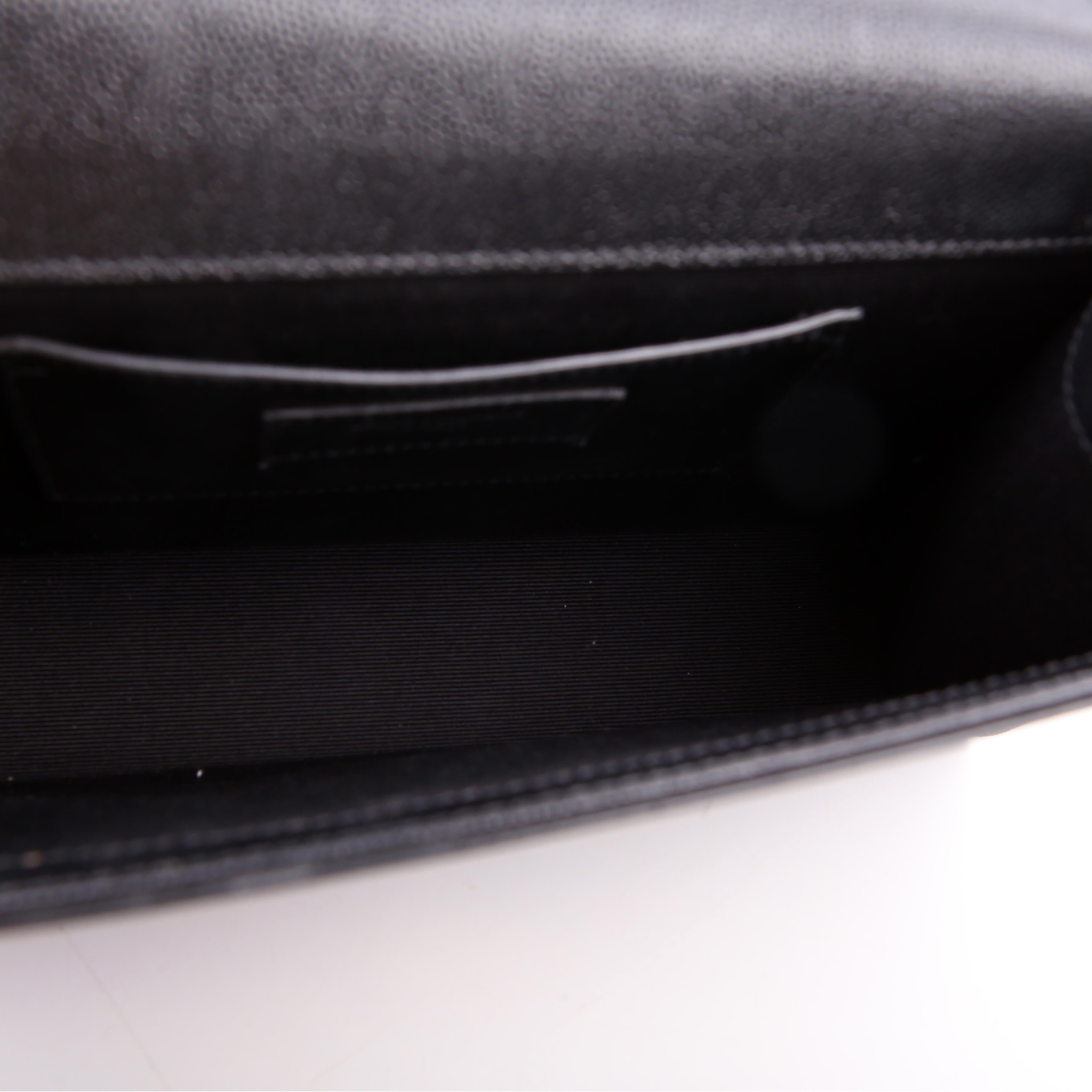 Kate Satchel Grain Medium Black