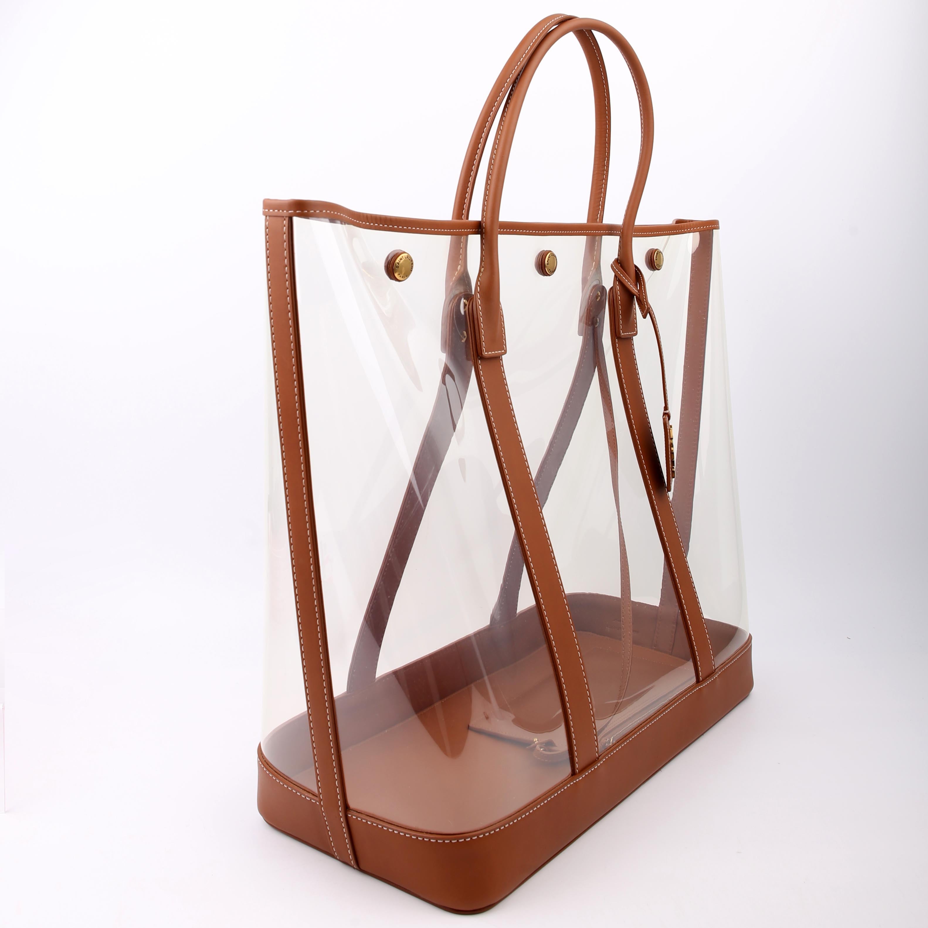 Severine Vinyl Tote 709667 Brown