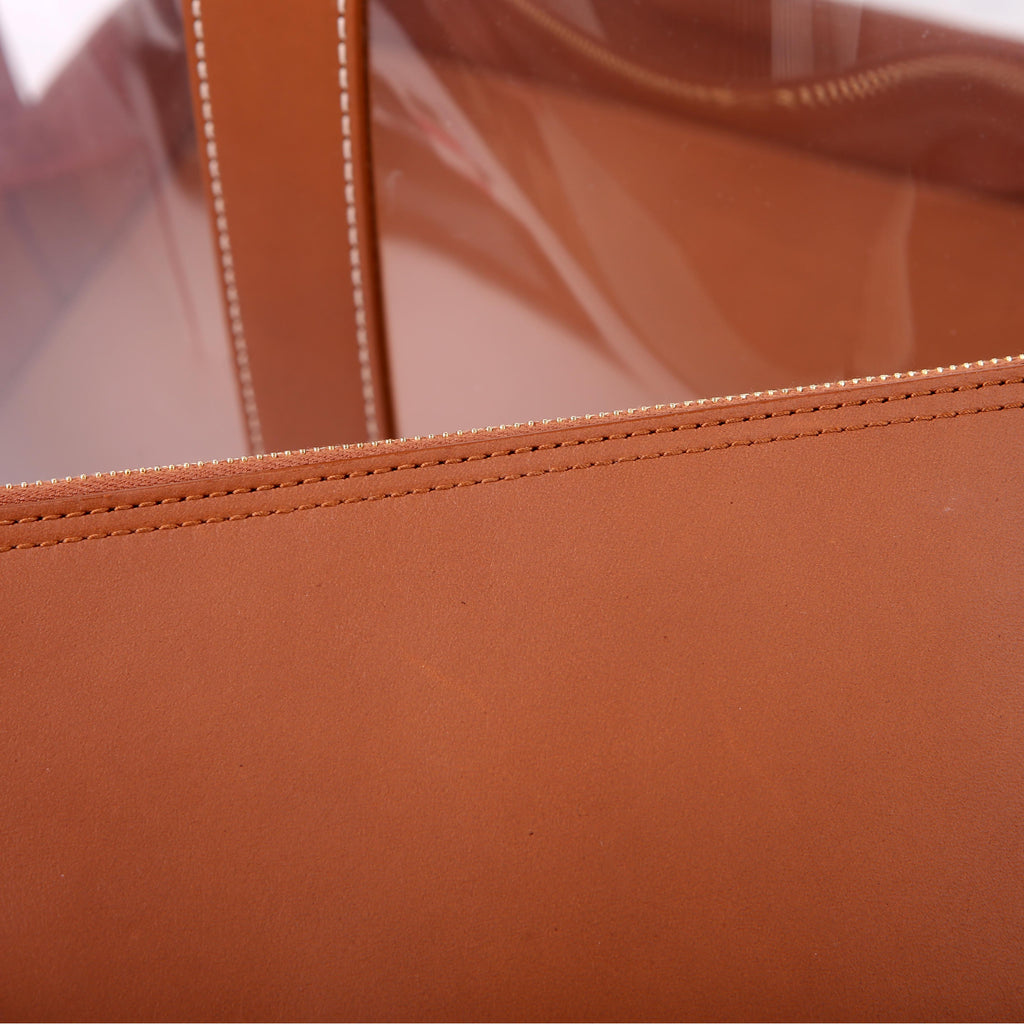Severine Vinyl Tote 709667 Brown