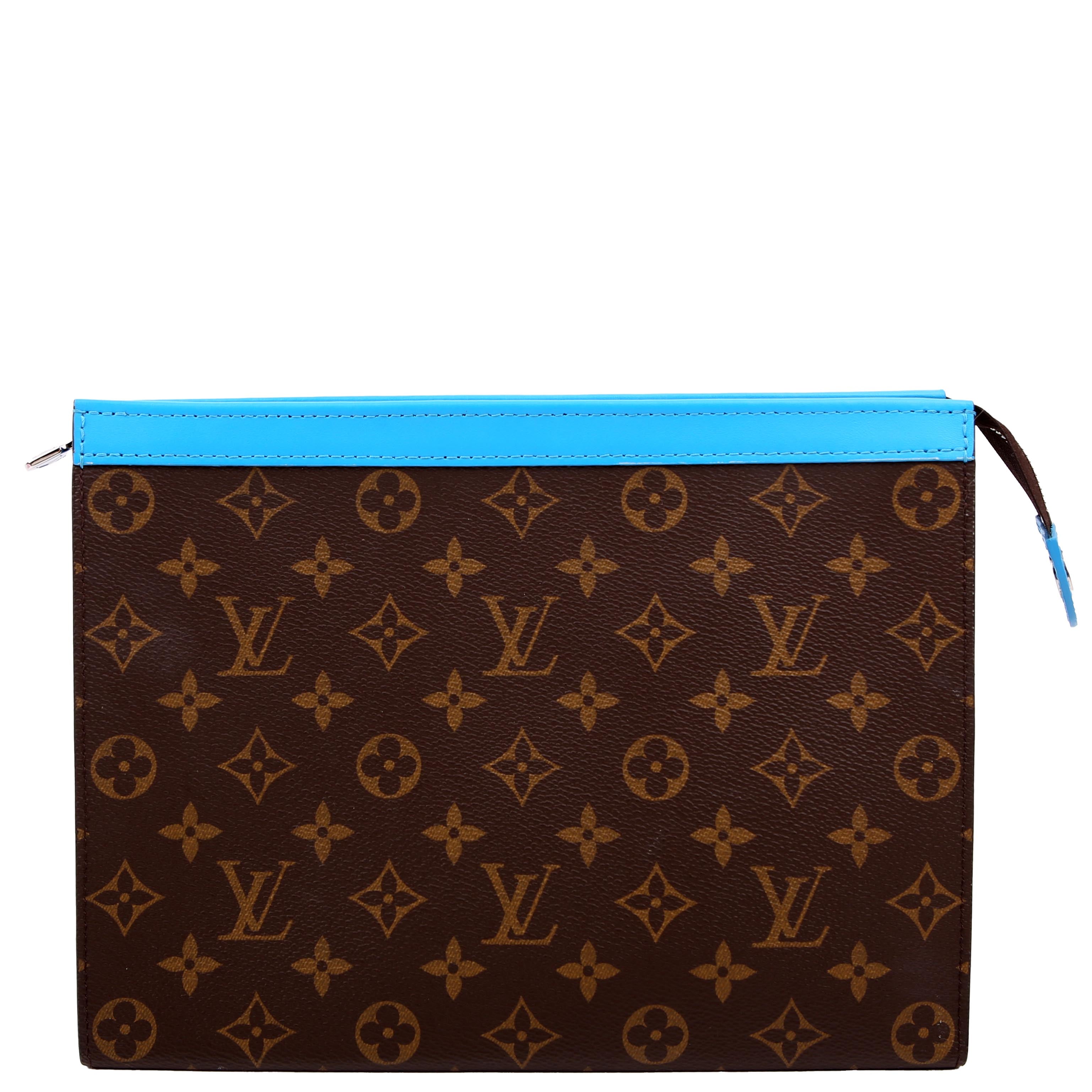 Pochette Voyage MM Macassar Monogram Blue
