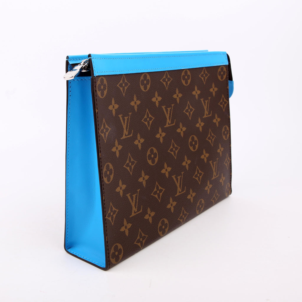 Pochette Voyage MM Macassar Monogram Blue