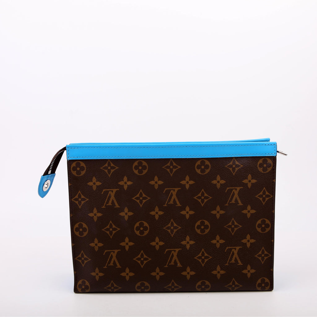 Pochette Voyage MM Macassar Monogram Blue