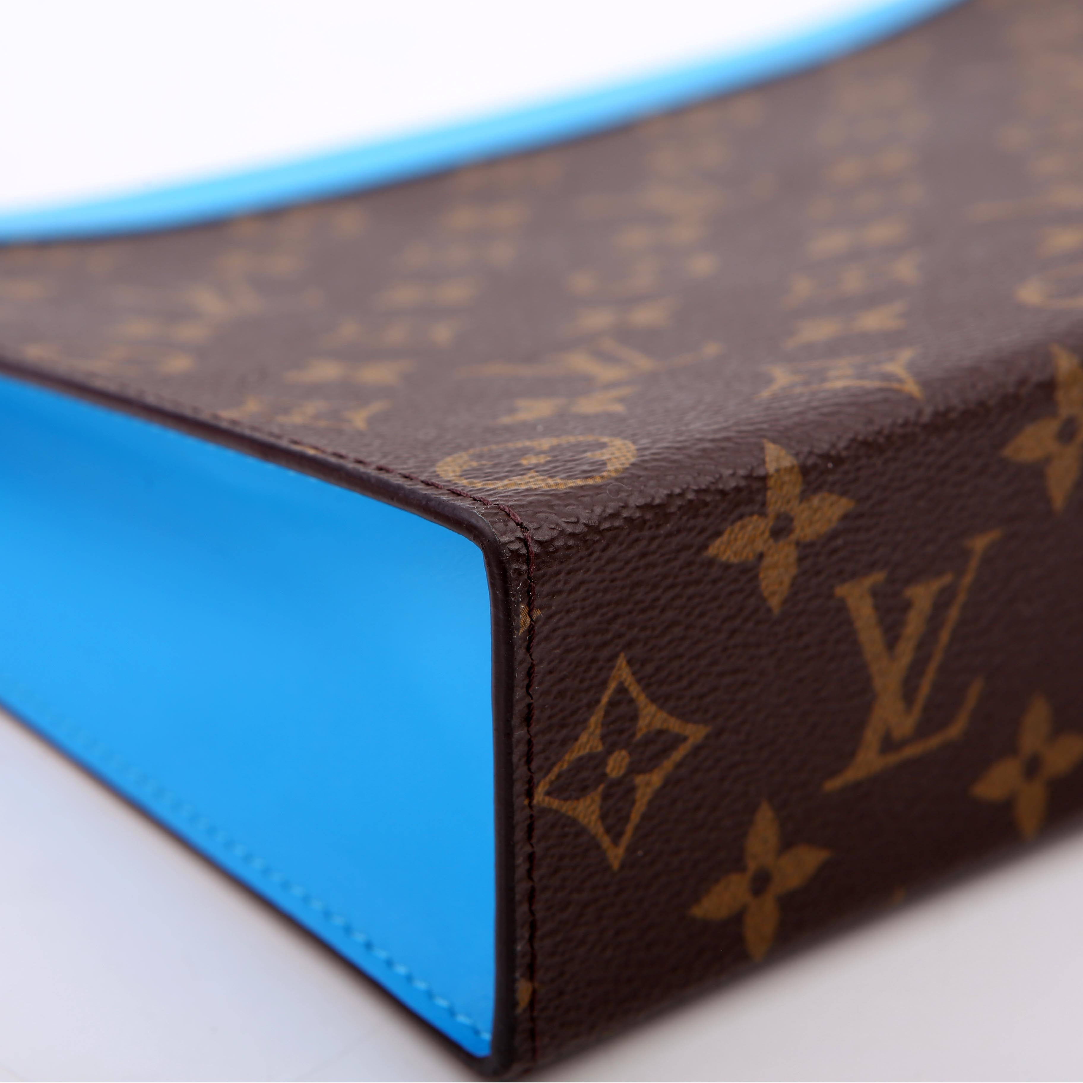 Pochette Voyage MM Macassar Monogram Blue