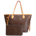 Neverfull With Wallet MM Monogram Beige