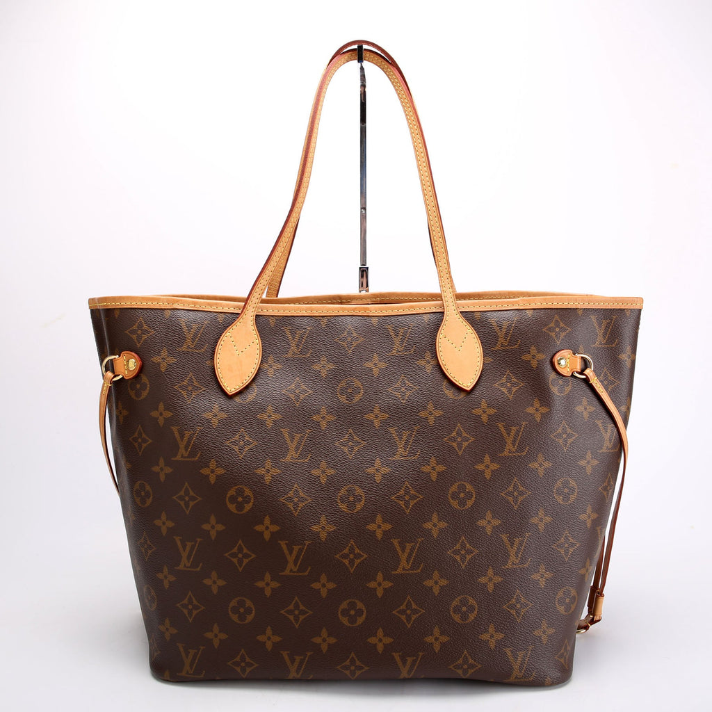 Neverfull With Wallet MM Monogram Beige