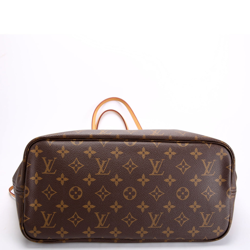Neverfull With Wallet MM Monogram Beige