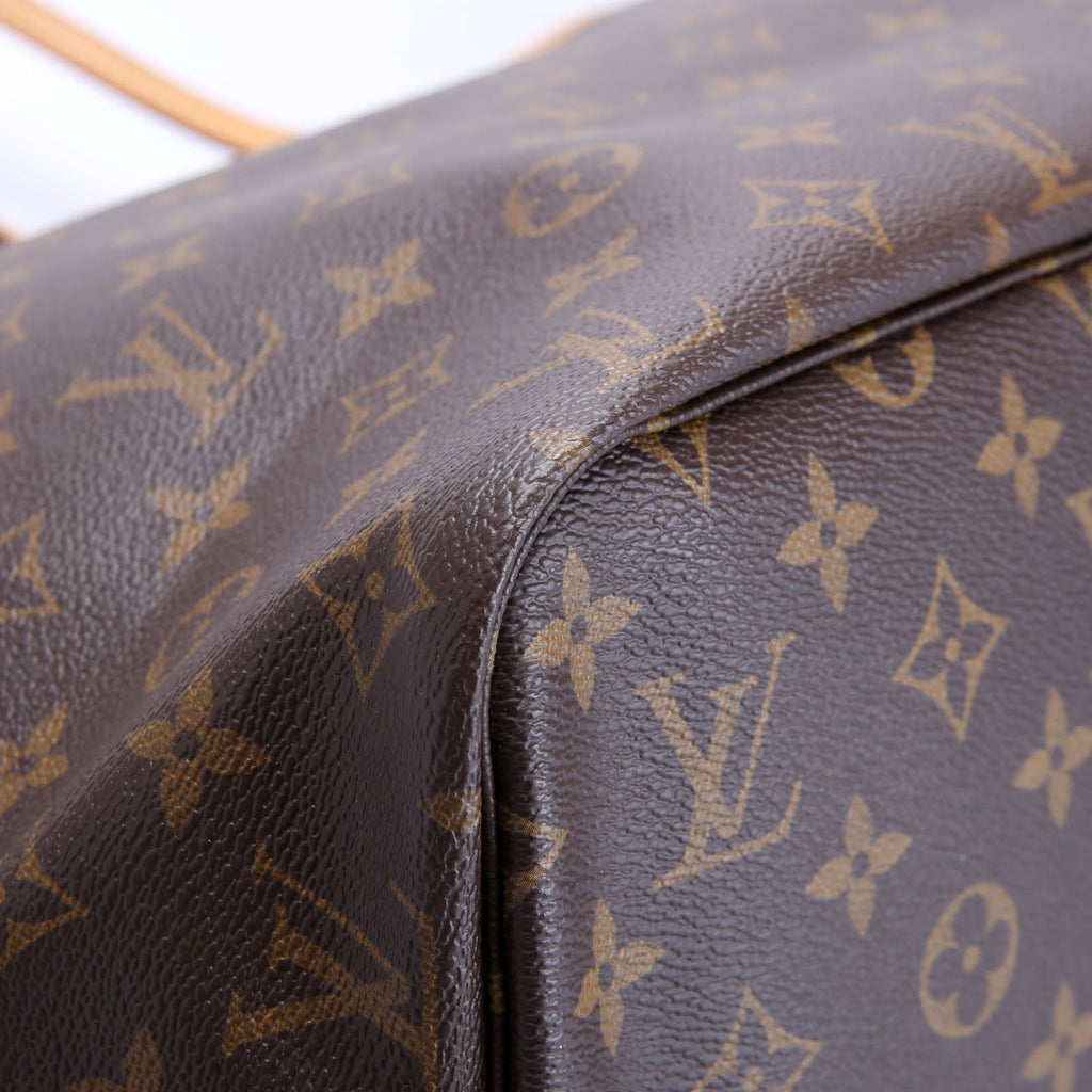 Neverfull With Wallet MM Monogram Beige