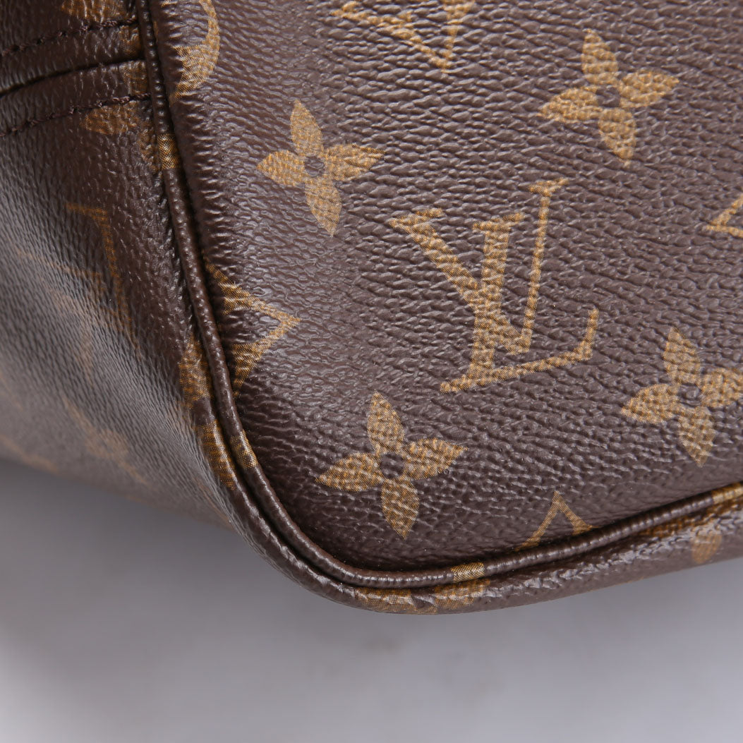 Neverfull With Wallet MM Monogram Beige