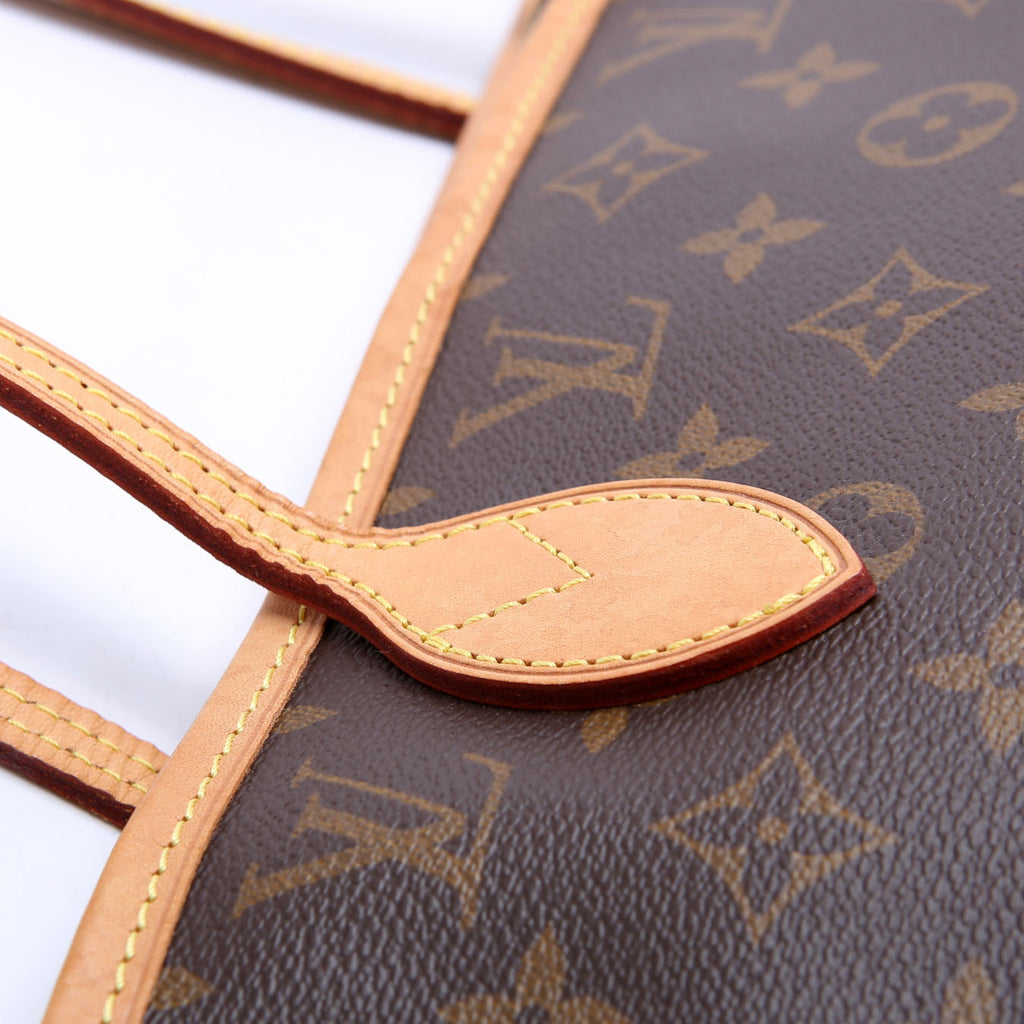 Neverfull With Wallet MM Monogram Beige