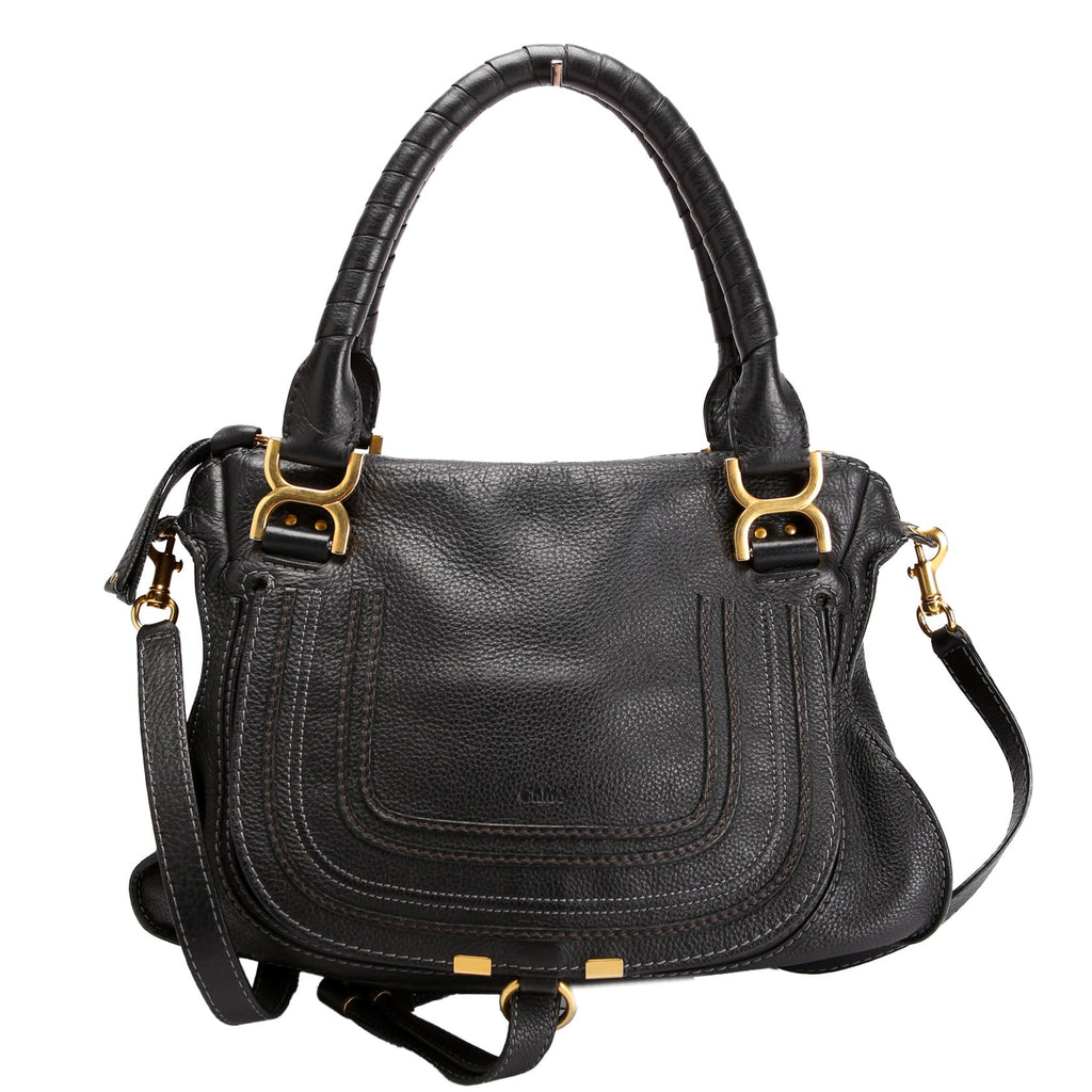 Marcie Satchel Medium Black