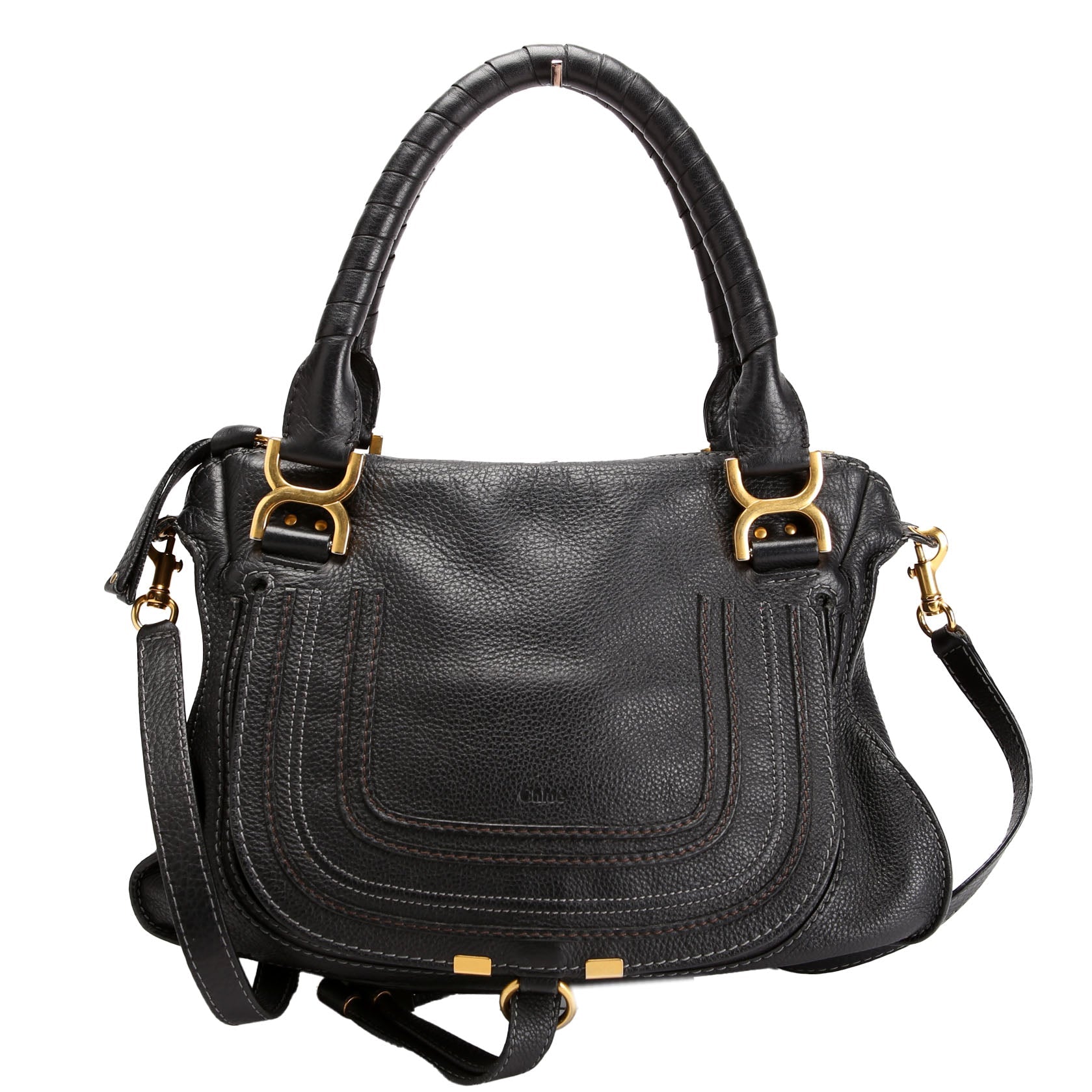 Marcie Satchel Medium Black