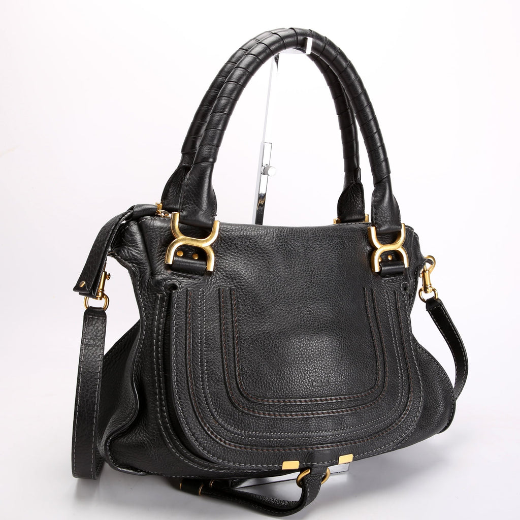 Marcie Satchel Medium Black