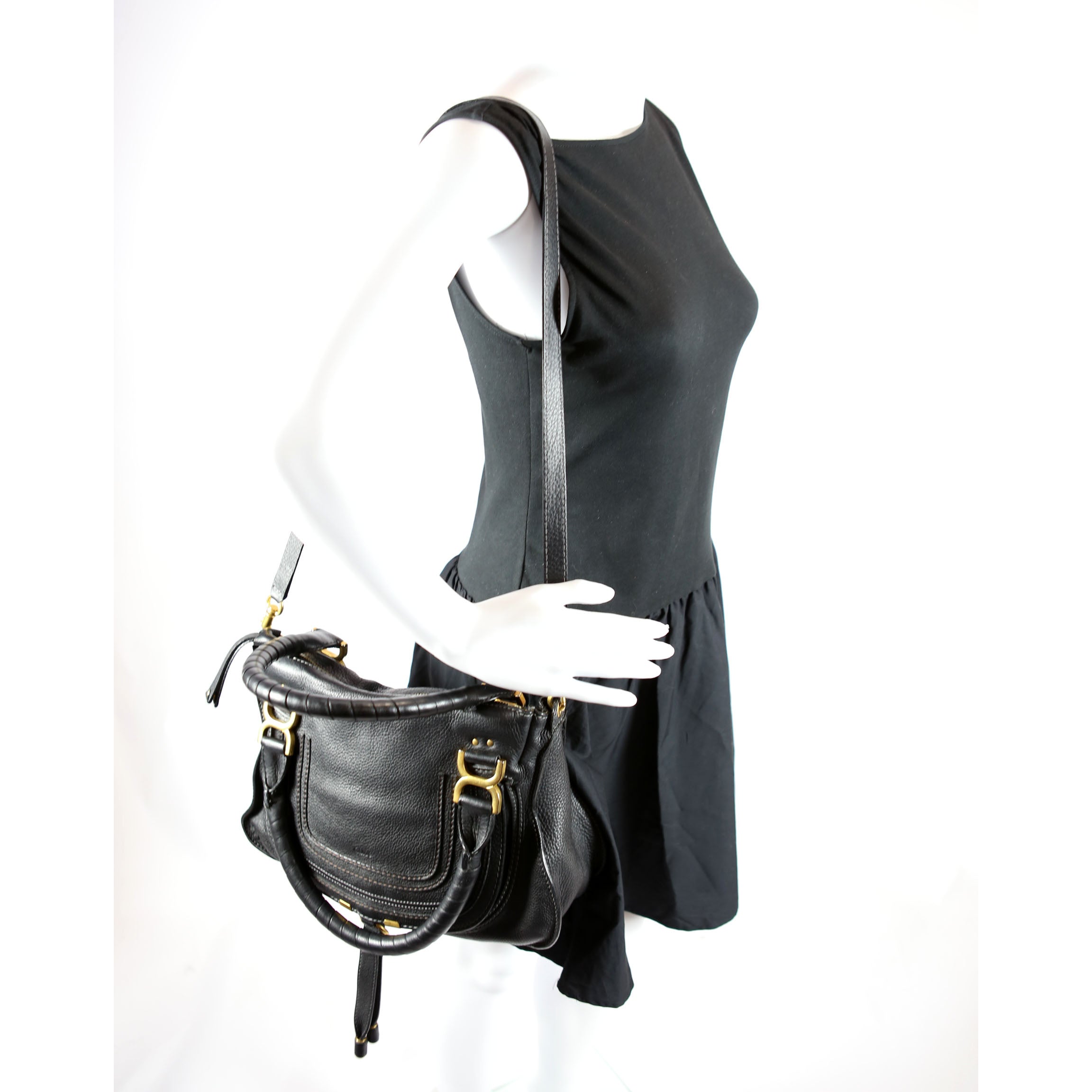 Marcie Satchel Medium Black