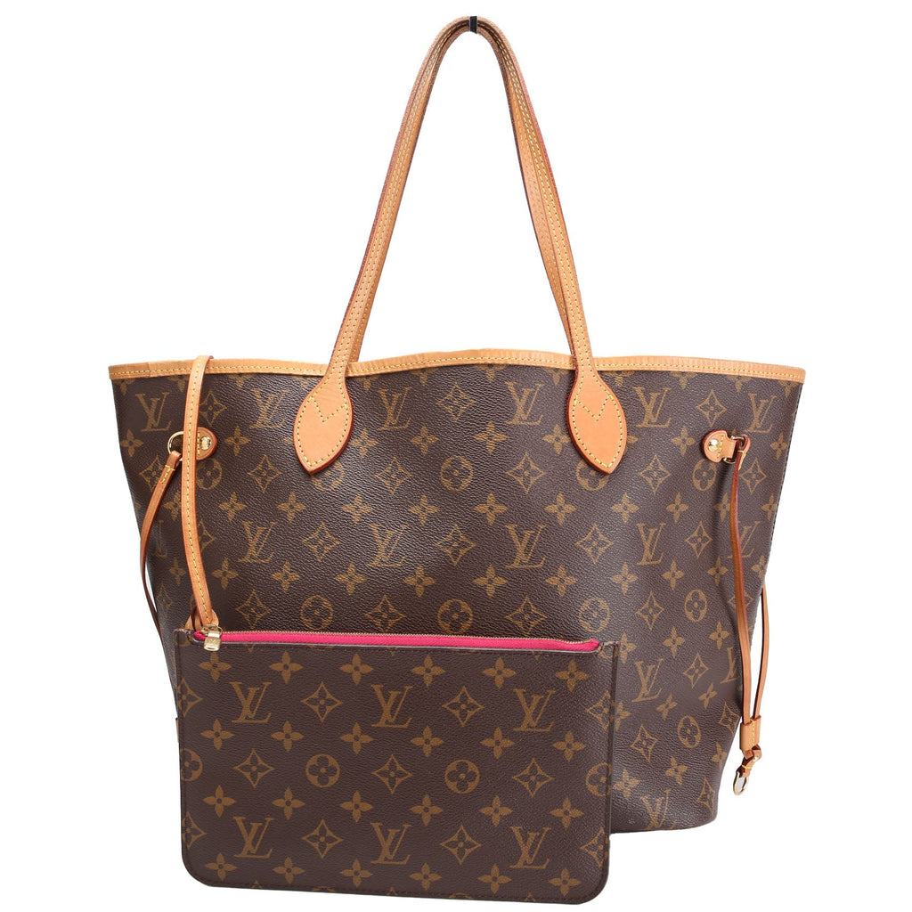 Neverfull With Wallet MM Monogram Pink