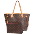 Neverfull With Wallet MM Monogram Pink