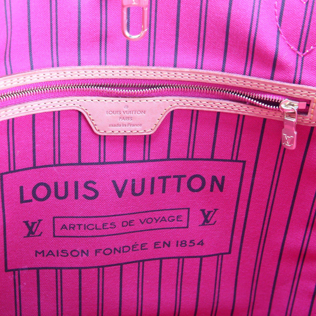 Neverfull With Wallet MM Monogram Pink