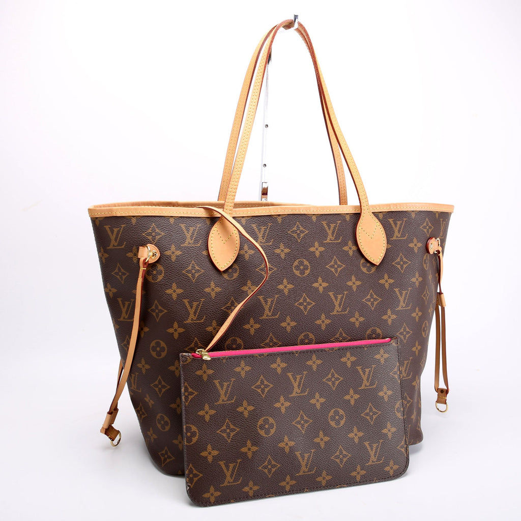 Neverfull With Wallet MM Monogram Pink