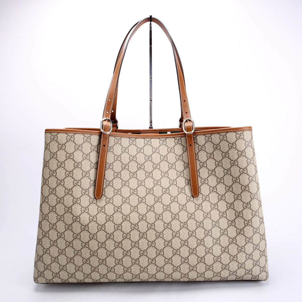 Gucci 815212 GG Supreme Emblem Maxi Tote