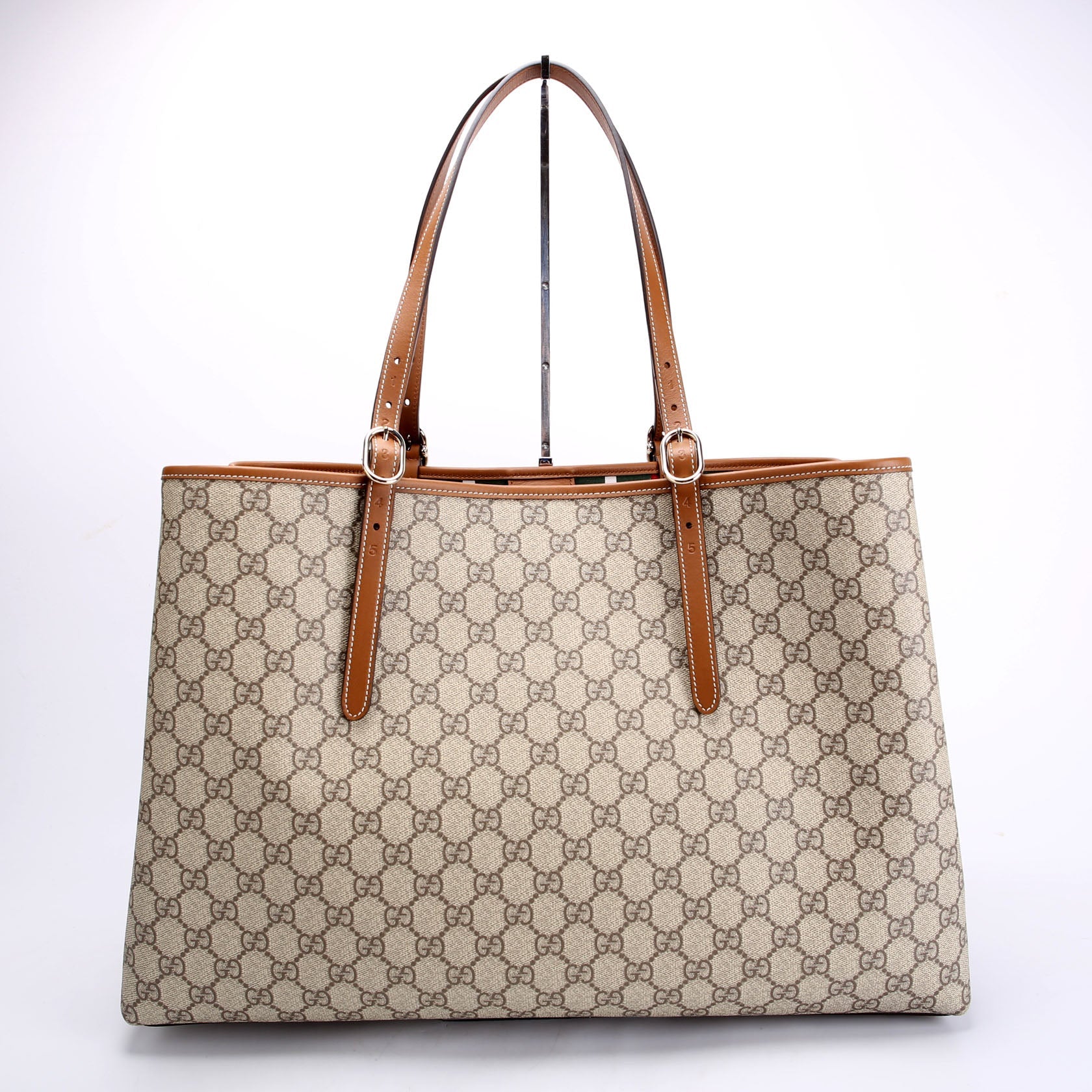 Gucci 815212 GG Supreme Emblem Maxi Tote