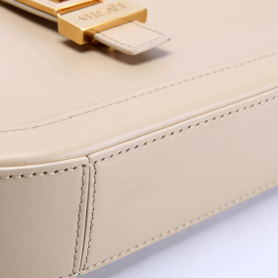 Greca Goddess Small Hobo Beige/Gold