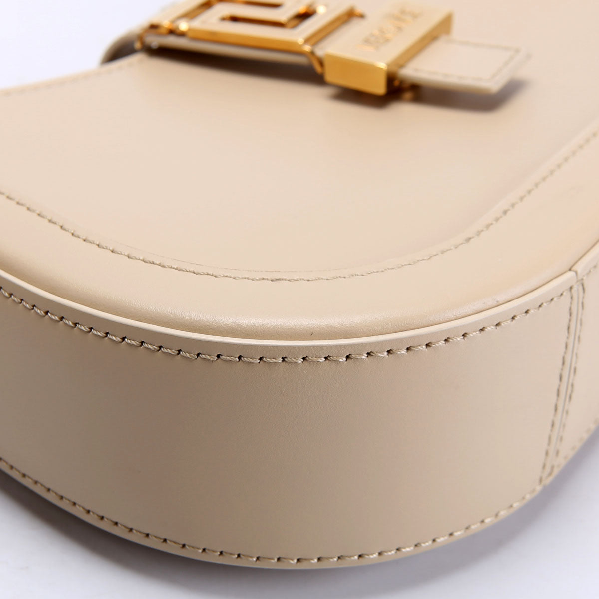 Greca Goddess Small Hobo Beige/Gold