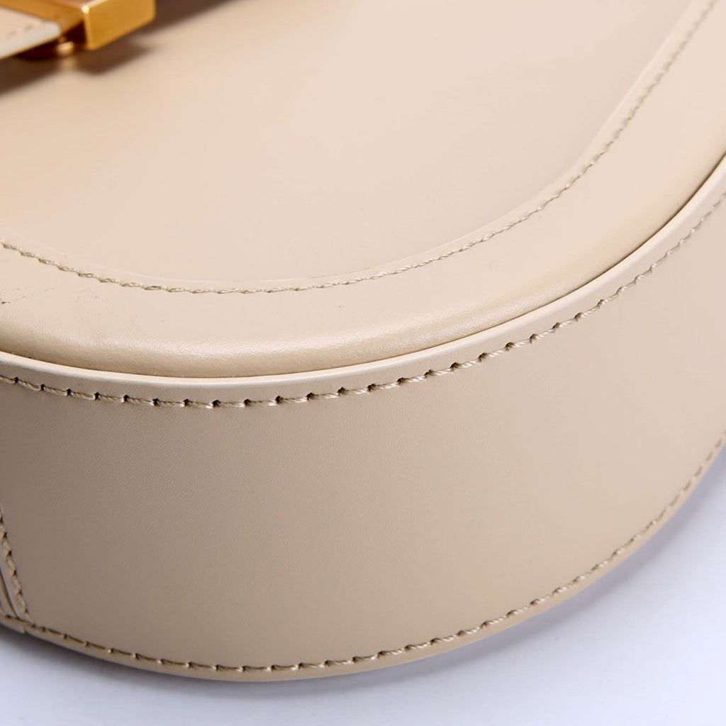 Greca Goddess Small Hobo Beige/Gold