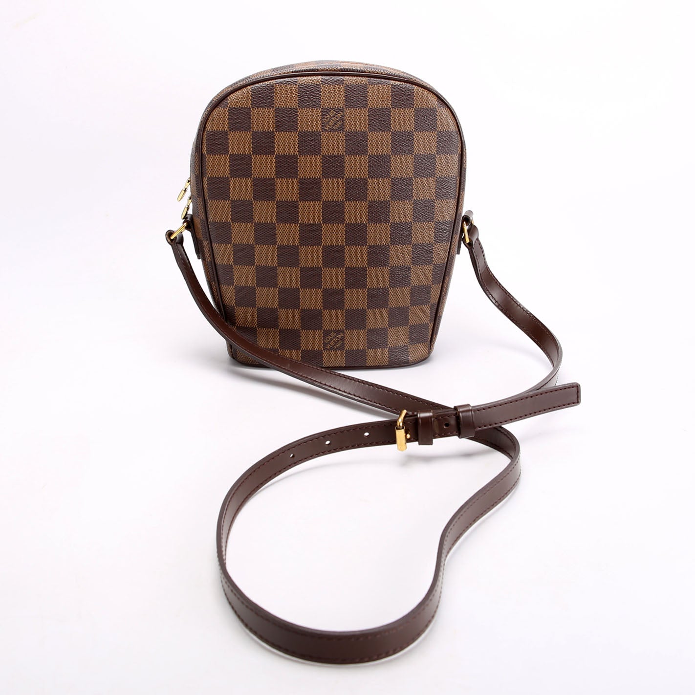 Ipanema PM Damier Ebene Brown/Red